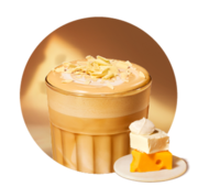 星巴克-斑斓风味芝士醇拿铁中杯
